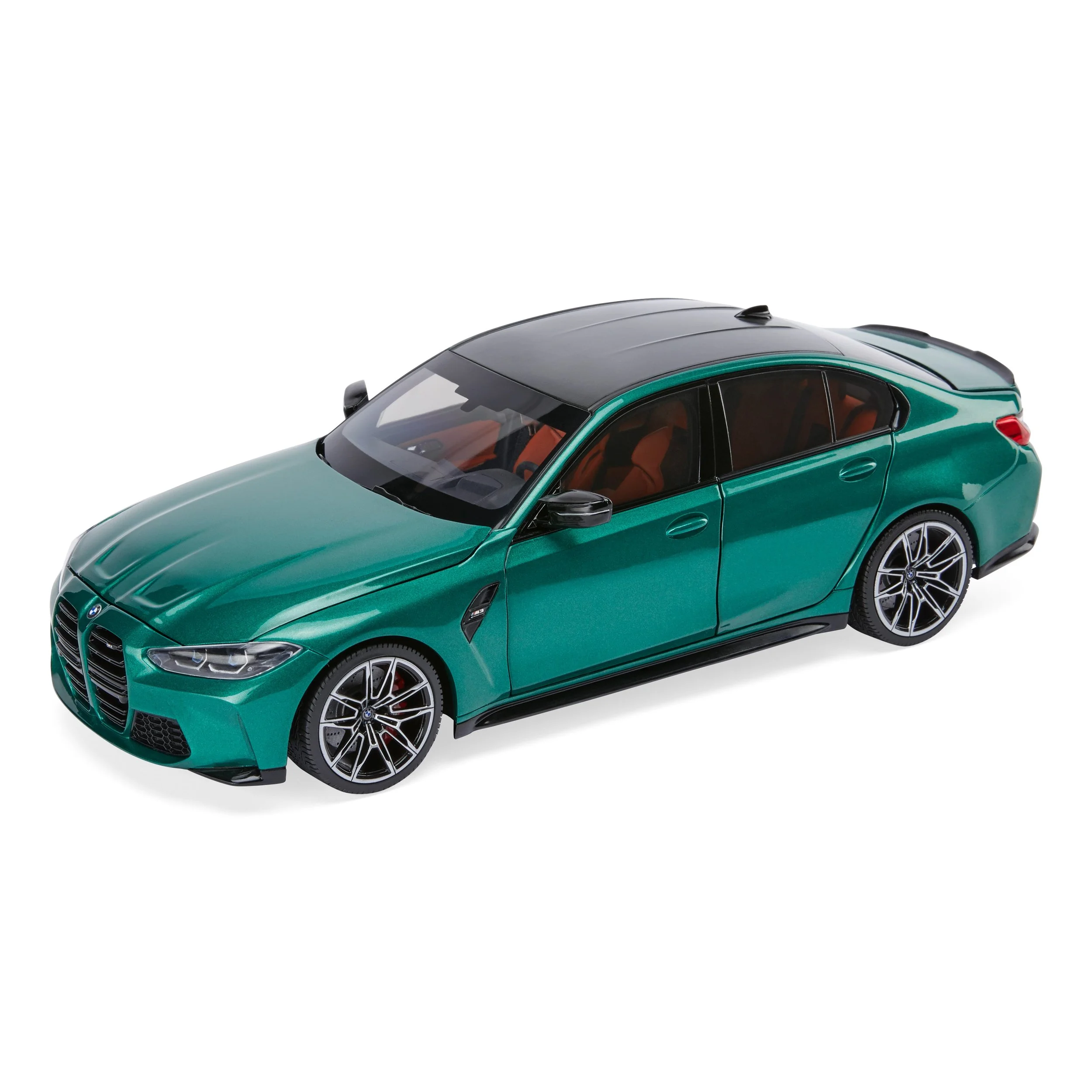 Genuine BMW G80 M3 Miniature 1:18 Scale Model Car - Isle of Man Green